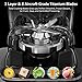 homgeek Batidora de Vaso, 2000w Licuadora Profesional, Batidora Smoothie con 4 Programas...