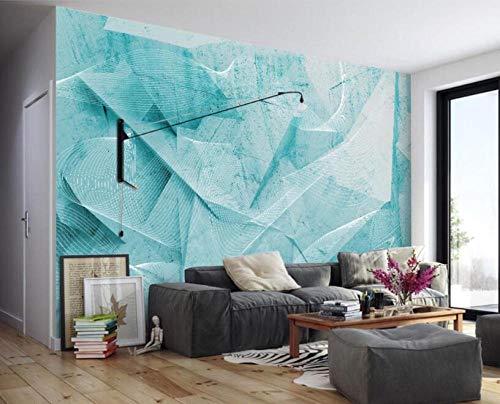 Papier peint personnalisé 3d géométrique abstrait 200x140 cm