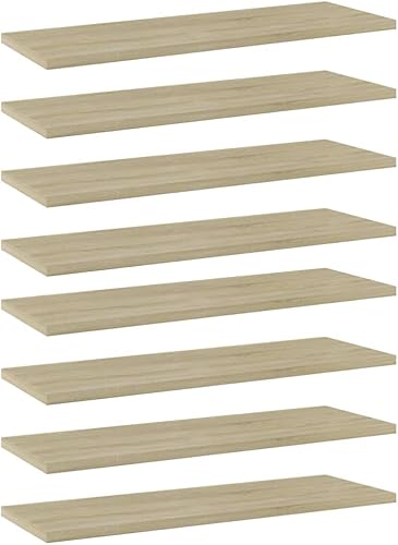 8 tablas flotantes de madera panel de estante montado en la pared soporte de almacenamiento de estantería pequeña estante de especias de cocina