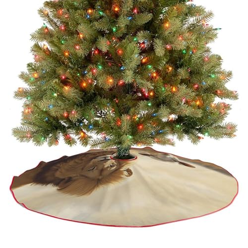 Tapete grande de Navidad de león para decorar fiestas y la mañana de Reyes 5