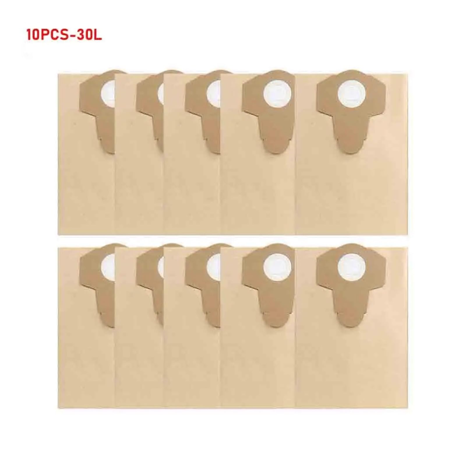5/10 PCS 20L 30L Staub Sammlung Tasche, Kompatibel For Einhell, VC1250S/BT-VC1250/TC-VC 18/20, Nass Und Trocken Vakuum Filter Beutel(30L-10PCS)