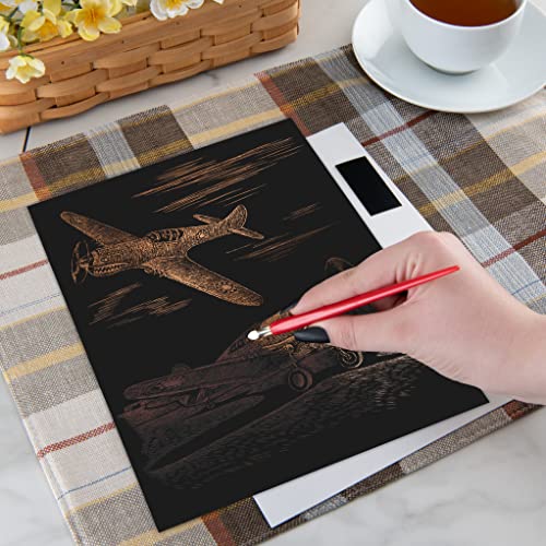 Royal And Langnickel Copper Engraving Art, Ww Ii Fighter #TOP1