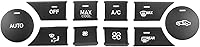 Vista 9 de Jaronx Compatible con botones de aire acondicionado de Mercedes Benz, cubiertas de botón de control de clima para ventilador de calentador de aire