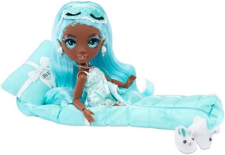 Muñeca y set de juego a la moda Rainbow High Slumber Party con
