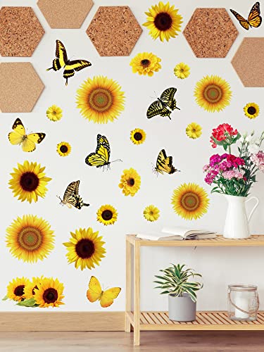 Calcomanías de pared de mariposa para renovar paredes dañadas del hogar 3
