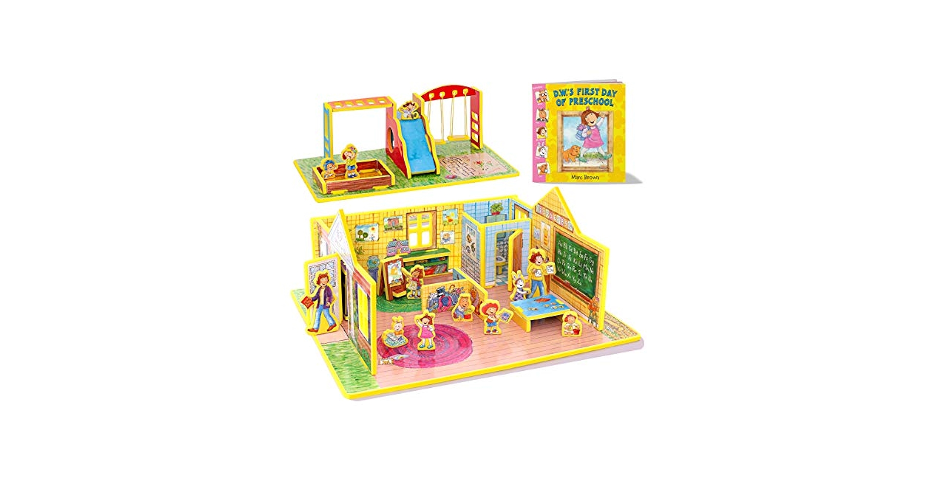 知育玩具 DWE Story book Amazon.com: STORYTIME TOYS D.W.'s First Day of Preschool 3D