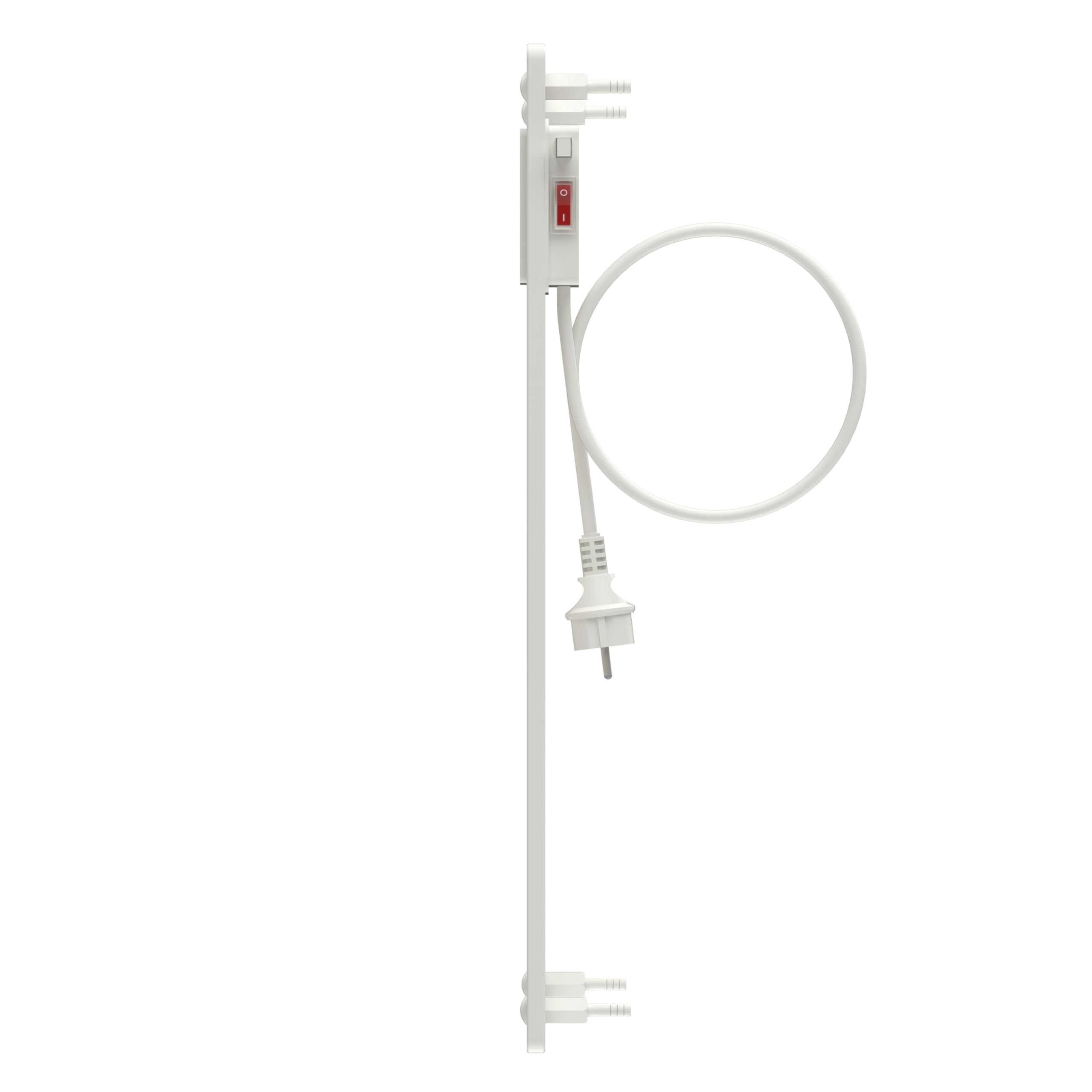 Fácula - Panel Cerámico Programable 550 W | Programación diaria/semanal | Función Ventanas Abiertas | Pintable