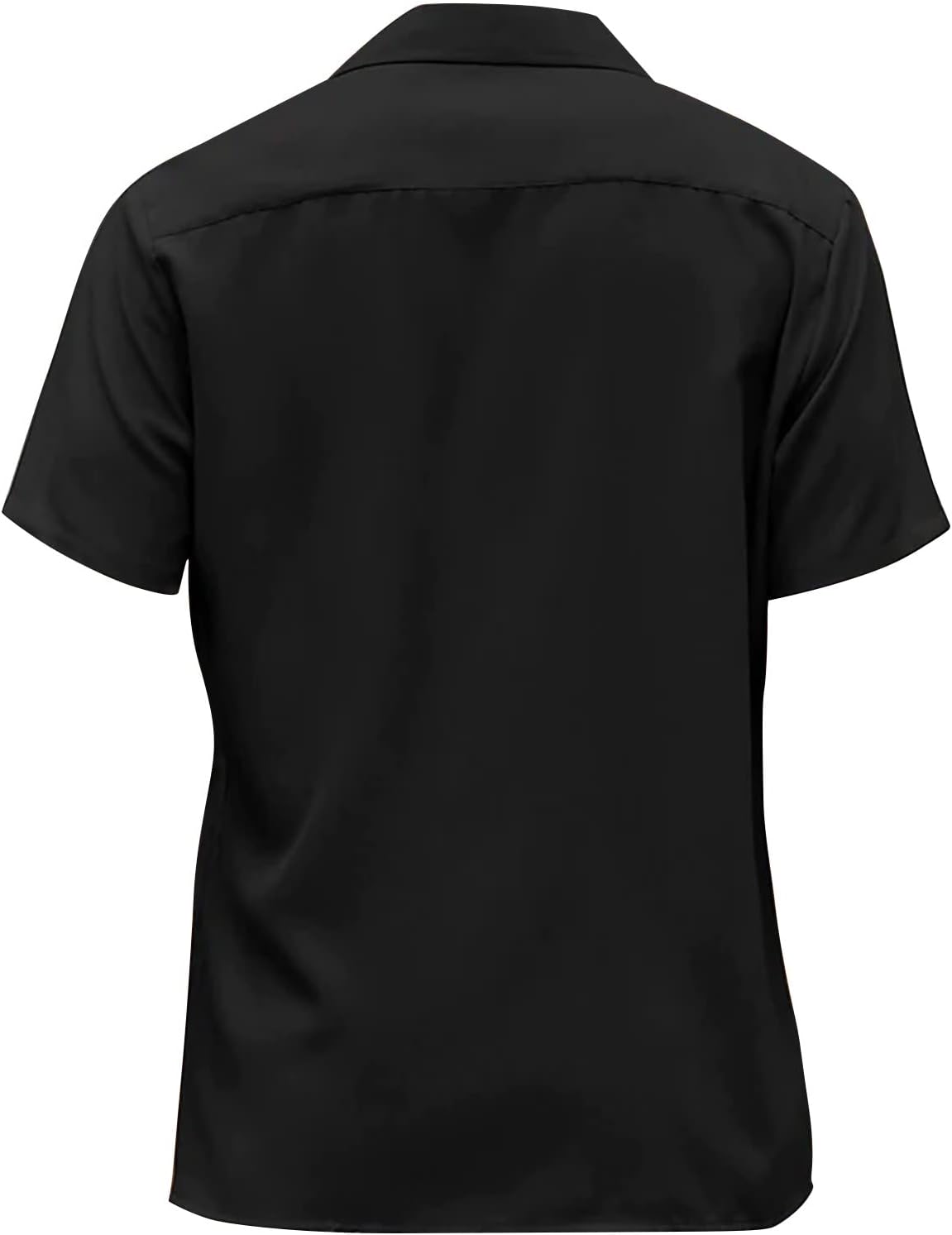 RTRDE Men's Casual Button-Down Shirts Short Sleeve Casual Hawaiian Beach Vacation Cuban Bowling Shirts, M-4XL