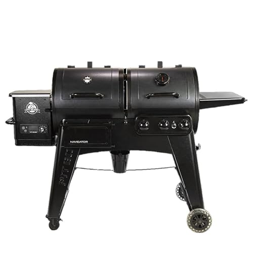 PIT BOSS Navigator Series Combo Grill - Wood Pellet & Propane - 1084 sq. in. - Black