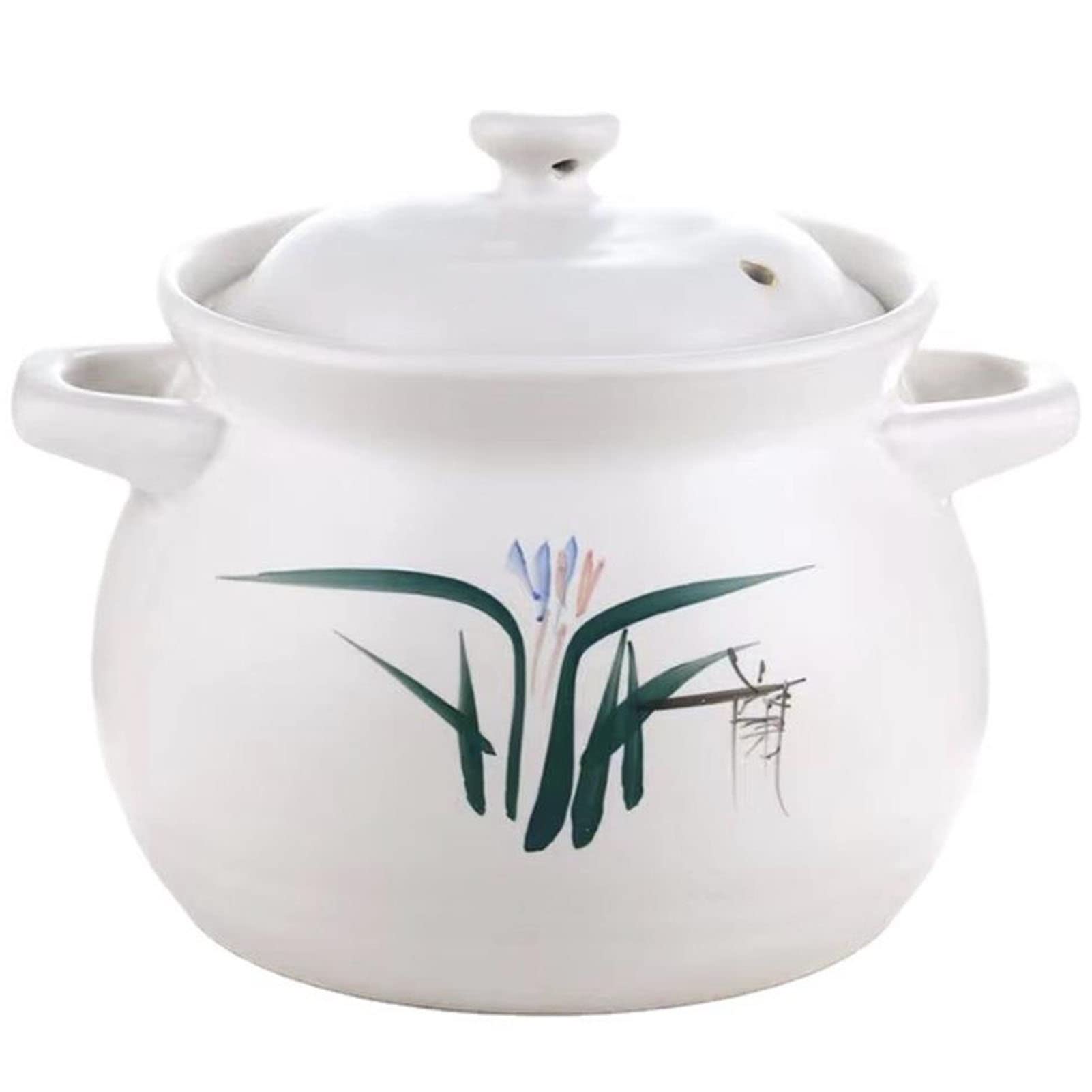 Japoński garnek gliniany garnek - gliniany garnek do gulaszu do zupy i gotowania - styl retro ceramiczny domowy niezbędny do kuchni