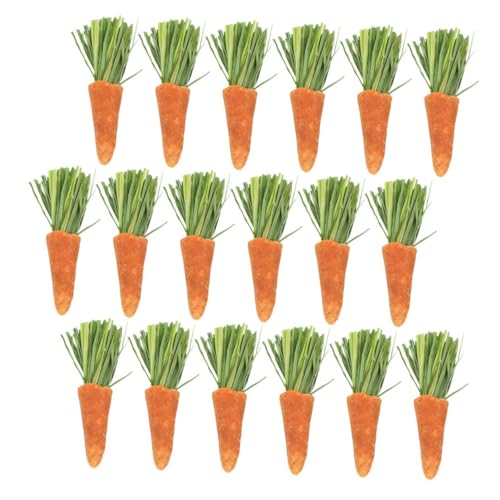 Lurrose 18 Piezas de Palitos Dentición de Conejos y Hámsteres Juguetes Masticables Naturales para Mascotas Pequeñas Golosinas Saludables para Desgaste Dental y Cuidado Bucal
