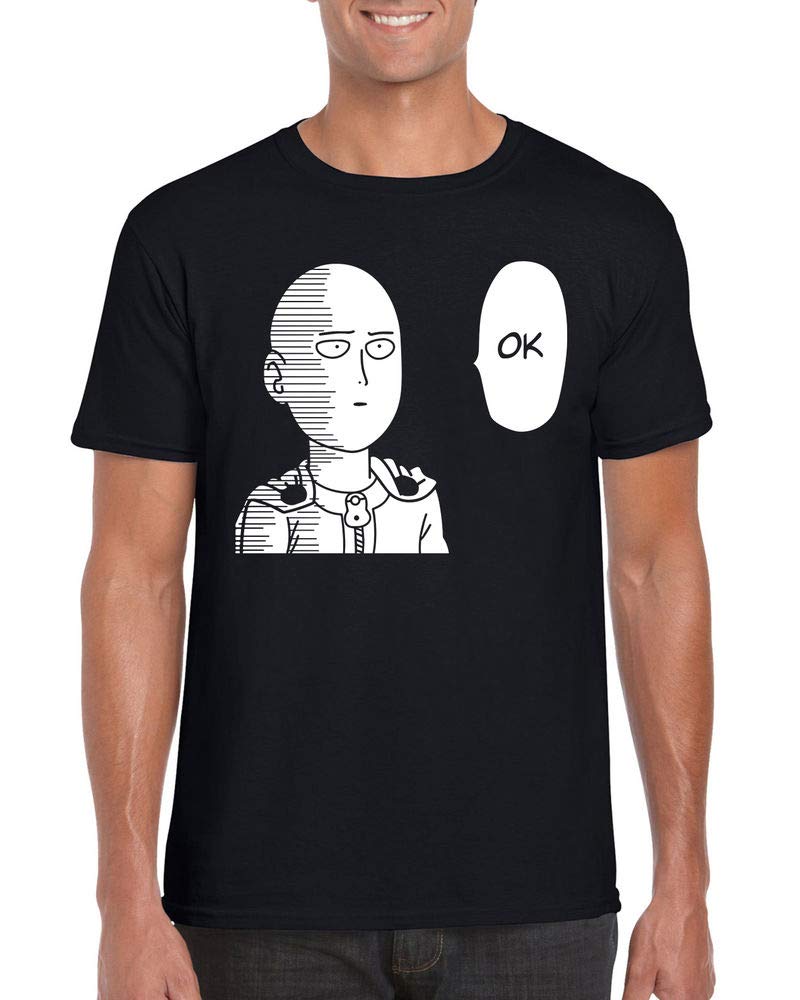 OK One Punch Man OPM Soka Saitama Anime Inspired T-Shirt S-2XL