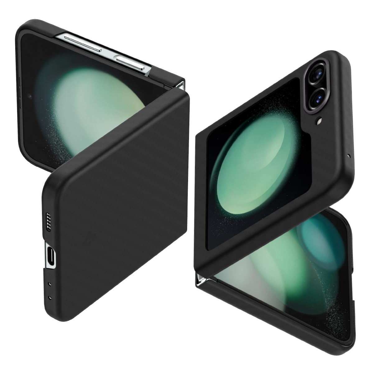 Spigen Air Skin Pro Back Cover Case Compatible with Samsung Galaxy Z Flip 5 (Aramid Fiber + PC | Black) (B0BX4XJF83) Amazon Price History, Amazon Price Tracker