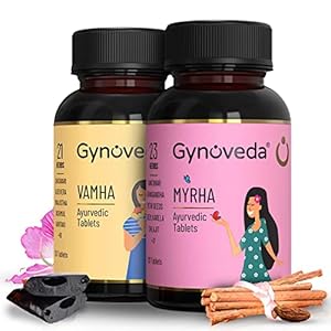 Gynoveda PCOS PCOD Ayurvedic Supplements For Women. Relief From For Delayed Irregular Periods & PCOS Symptoms. 44…