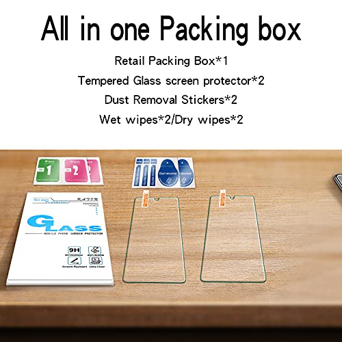 Katin [2-Pack] Screen Protector For Samsung Galaxy A71 5G, Galaxy A71 5G Uw, Galaxy A71 4G Tempered Glass, Anti Scratch, Bubble Free, Support Fingerprint Scan, Easy To Install, Case Friendly #TOP6