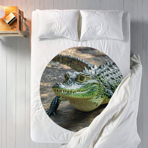Couverture douce imprimée vert pour vos soirées cocooning - 7