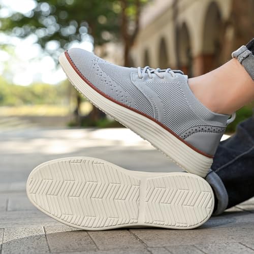 Men's Casual Dress Sneakers: Oxfords - Inspired Business Style, Mesh Breathable, Comfortable for Walking & Tennis, All - Day Wear4