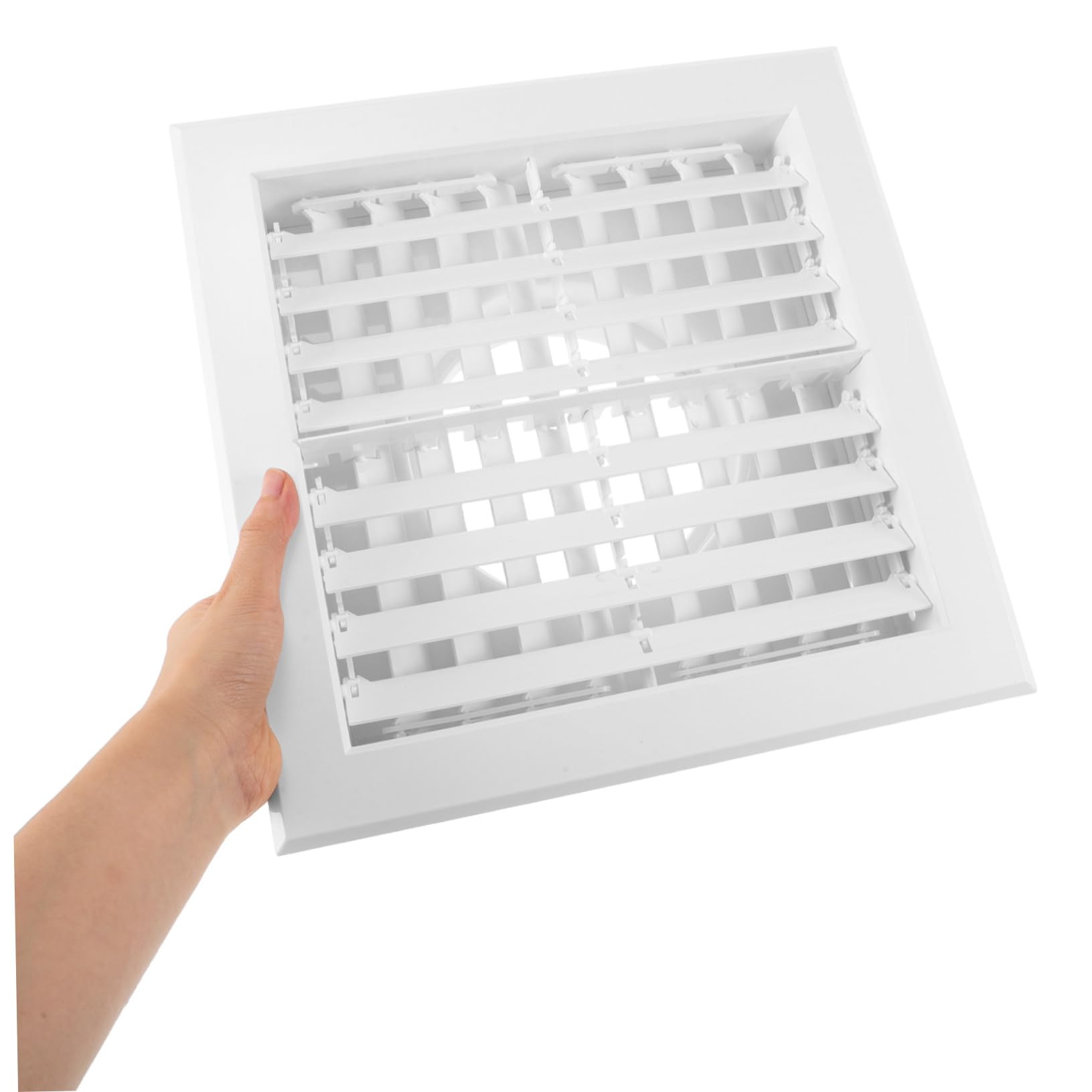Sortie Climatisation Abs avec Transition Carré à Rond Plastique Ventilation Propre pour Salon Cuisine et Bureau Installation Rapide et Protection Système