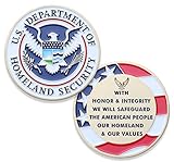 Homeland Security Challenge Coin - U.S. Department of Homeland Security Military Coin - Designed by Military Veterans! DHS Military Challenge Coins