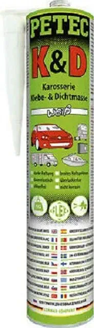 White Body Glue & Sealant 310ml - Kit Overschilderbaar