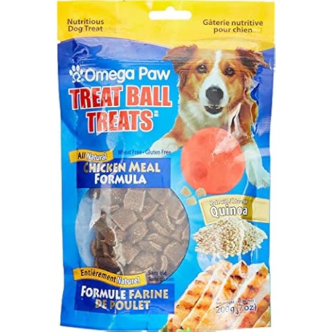 Omega Paw Treat Ball Treats, Chicken Cover