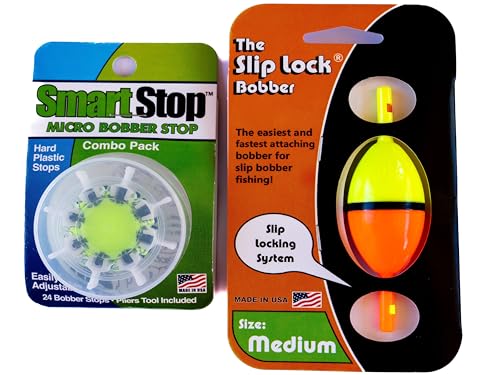 Slip Lock Bobber with Tool & Stops Combo Pack (Medium)