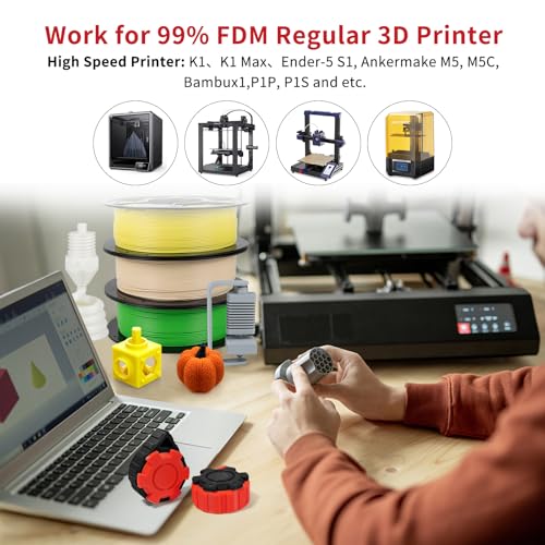 Image of iSANMATE Rapid PLA Plus Filament 1.75mm Orange 1KG, Halloween Orange 3D Printer Filament, Fast Printing Speed PLA, for Bambu Lab 3D Printers,AMS,AMSLite, 1kg Spool (2.2lbs)