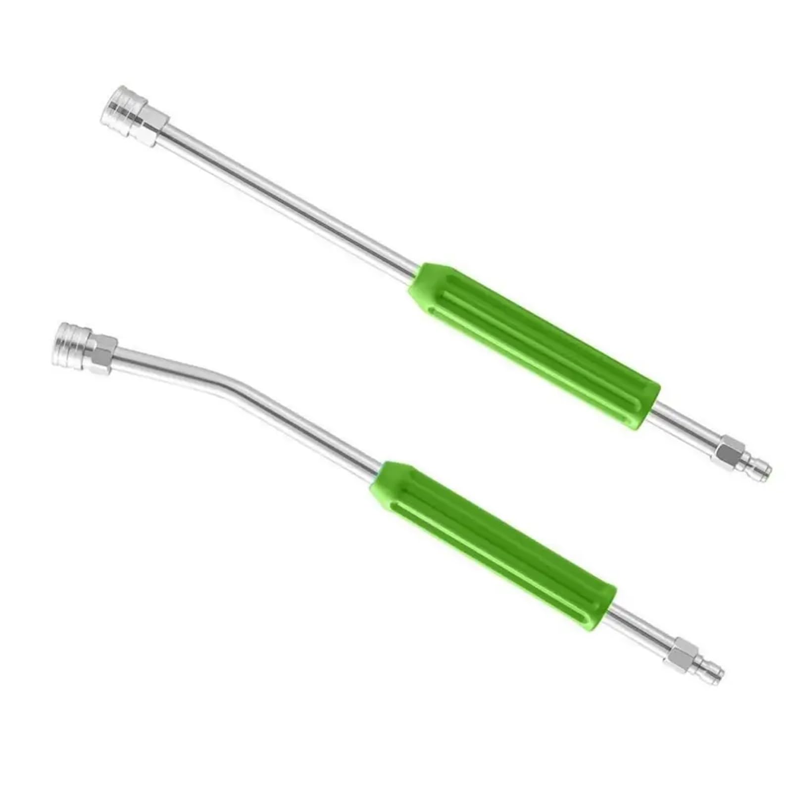 Lancia di Estensione per Idropulitrice Prolunga for idropulitrice in Acciaio Inossidabile da 1/4" con Attacco rapido, Lunghezza 42 cm, Impugnatura Antiscivolo scanalata(Color 1)