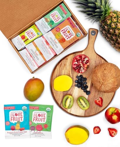 YOU LOVE FRUIT Fruit Snacks Gift Box 24ct, Variety Flavors, Gluten Free