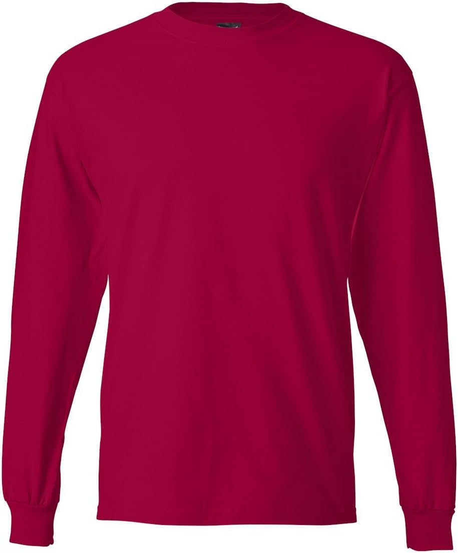 Hanes Men's Long-Sleeve Beefy-T Shirt (Pack of 2)