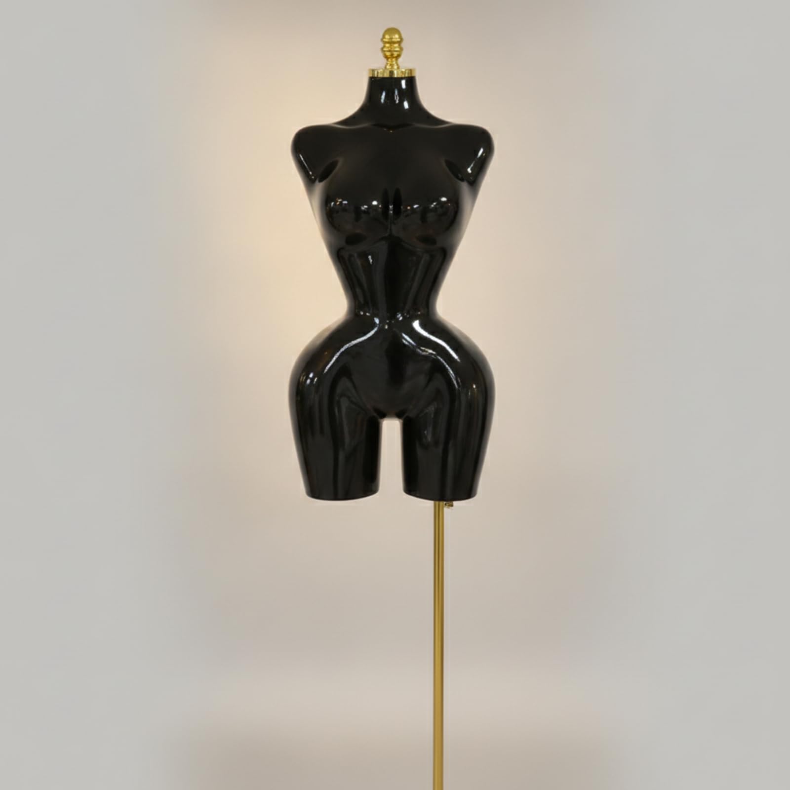 Frauen Schaufensterpuppe Torso Damen Büste Schneiderpuppe Figurine Modepuppe mit Fein Polierter Oberfläche zur Hervorhebung von Details für , Cremeweiß Etwas Gelblicher