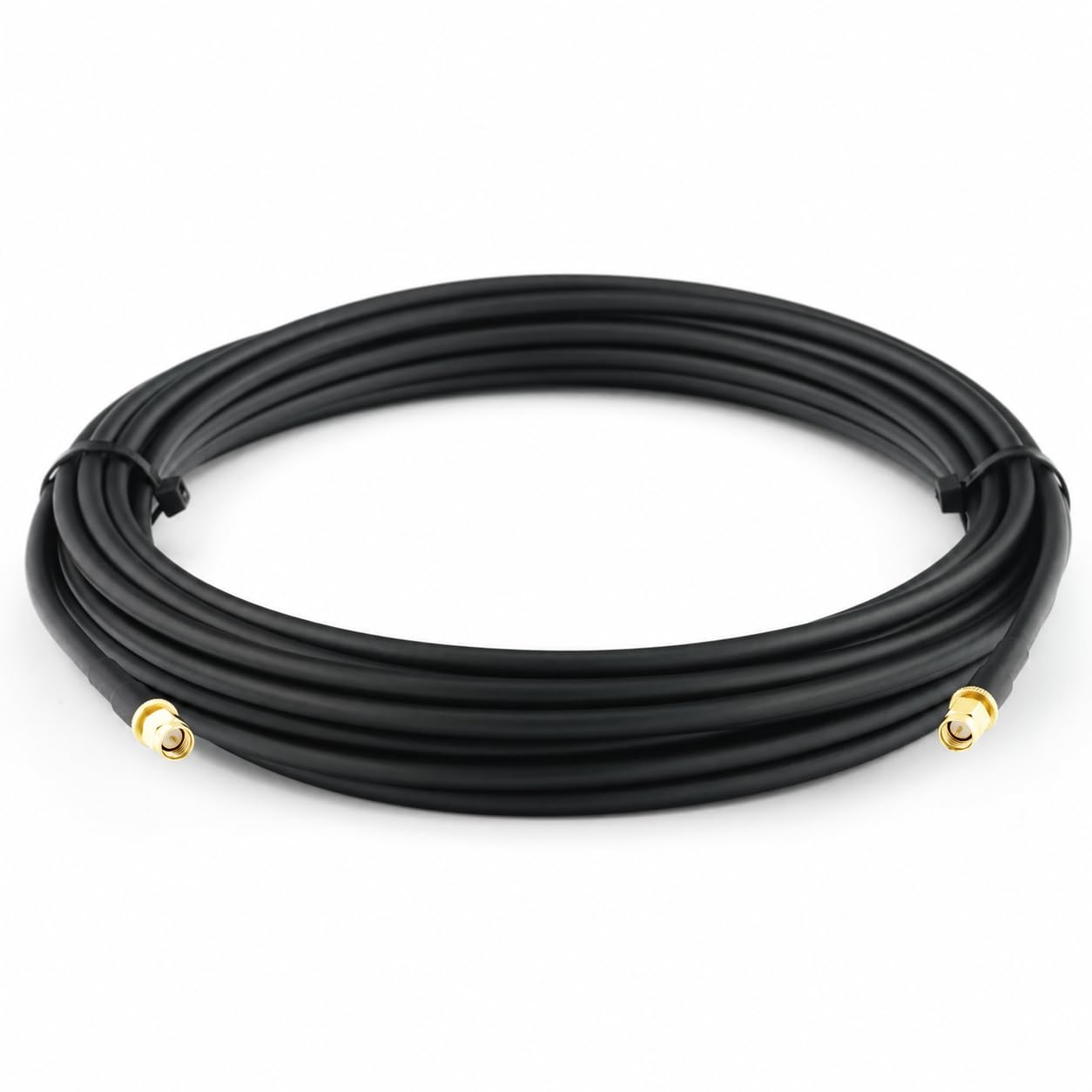 30m SMA Male do SMA Male kabel koncentryczny UHF RG8X — przedłużacz koncentryczny SMA 50 Ohm — do radia HAM, anteny 4G 5G, ADS-B, GPS, SDR
