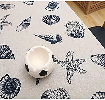 Miniatura 4 de Bringsine - Mantel rectangular de lino lavable, diseño clásico, varios tamaños