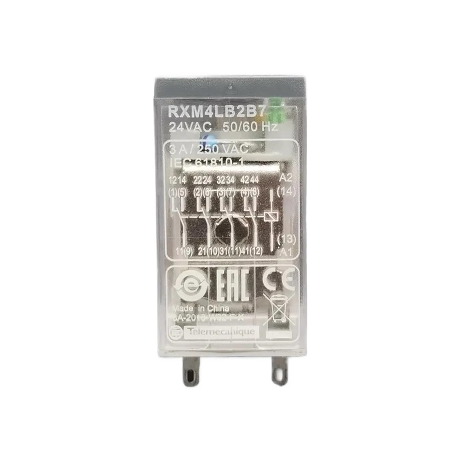 Relais intermédiaire RXM2LB2BD à commutation rapide et contacts argent pour automates - 2