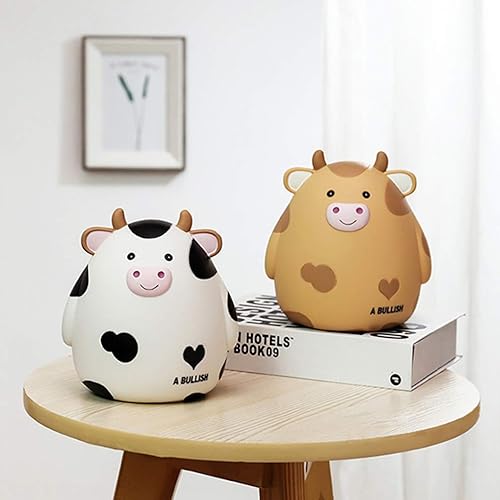 Miniatura 3 de Toddmomy Alcancía de vaca banco de monedas de vaca de leche para niños alcancía de plástico para dinero caja de ahorro de dinero para niños niñas
