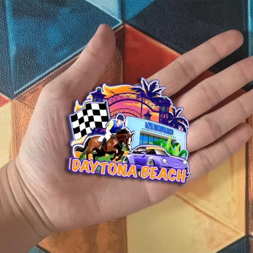 Imán decorativo redondo de madera para refrigerador miniatura 4