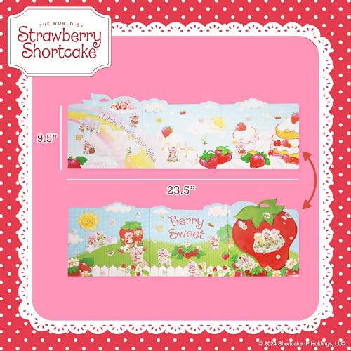 Image of Strawberry Shortcake Puffy Sticker Playset, Cute Puffy Stickers & Double-Sided Play Scene, Sticker Books for Kids, Toddler Activity Book, Kids Activities, Reusable Sticker Book