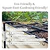 Garden Grid Watering System | Raised Garden Bed Drip Irrigation System – But Better | Pre-Assembled, Waters Every Plant Evenly, 1-Minute Setup | Square Foot Gardening Grid | US-Made (Standard, 2x6) #5