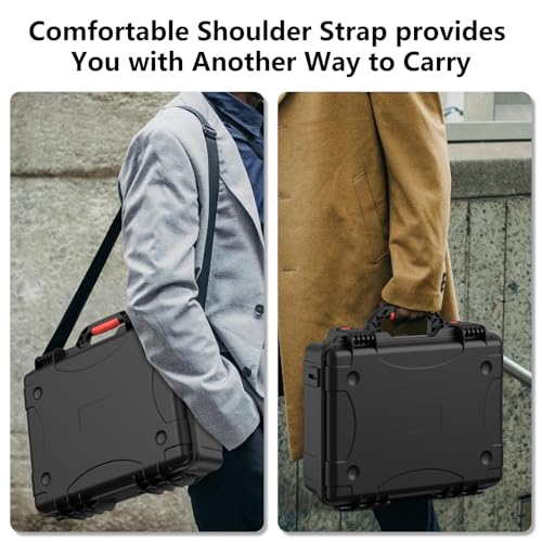 MEKEET Starlink Mini Case, Waterproof Hard case Fits Star Link Mini Dish, Portable Shoulder Dual Carry Options with Precision Cut Foam For Starlink Accessories,Ideal for Travel and Camping by MEKEET - Image 7