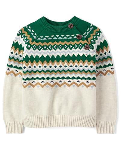 Gymboree Boys and Toddler Long Sleeve Crew Neck Pullover Sweater