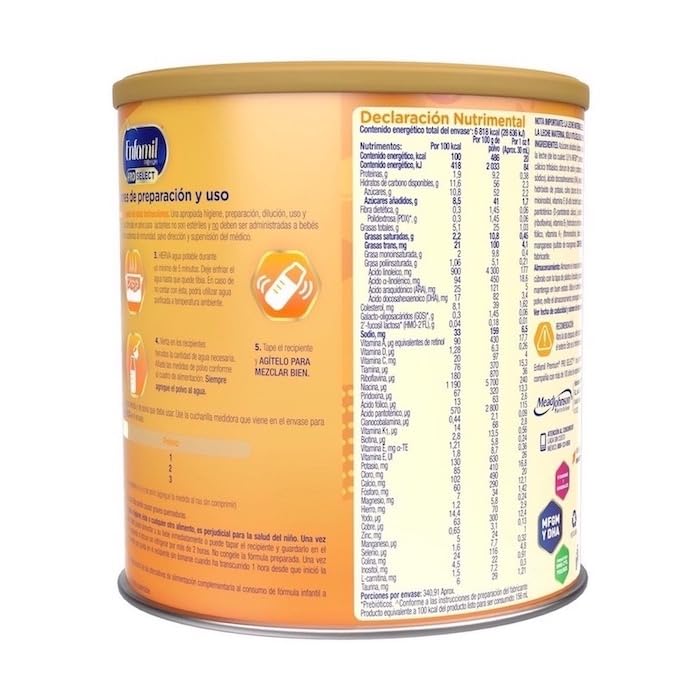 Lista de Enfamil , tabla con los diez mejores. 5 Imagen adicional