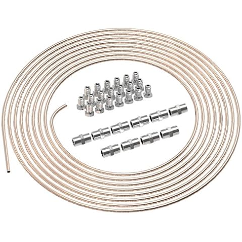 AUPROTEC Cable de freno de 5 m con ABE Cover