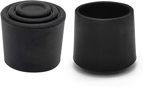 Miniatura 94 de Flyshop 4 tapas redondas de goma de 1.772 in para patas de silla, protectores de suelo, antideslizantes y reducción de ruido, calcetines duraderos