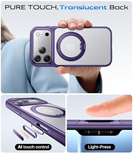 Image of iPhone 17 Pro Max Case with Stand Strong Magnetic for iPhone17 Pro Max Case