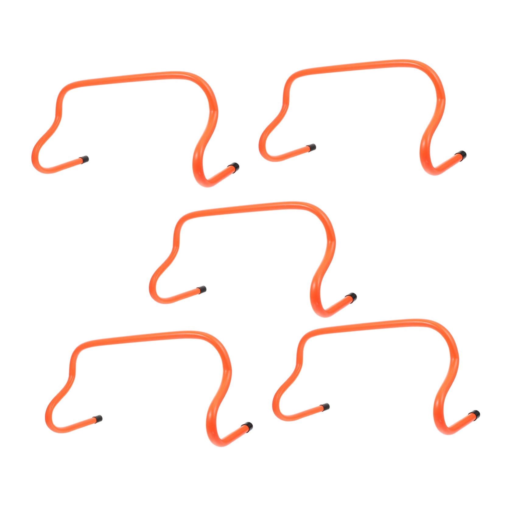 HANABASS 5pcs Football Training Hurdle Set Flexibility Strength Training Rack for Boys and Girls Adults Outdoor Iron Rack for Soccer Football Baseball