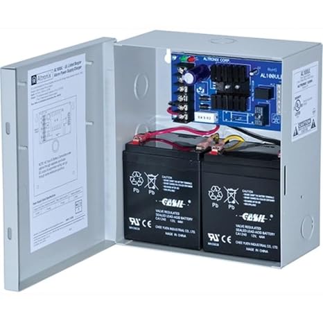 ALTRONIX AL100UL 12 VDC, 75 AMP, Batteries Sold Separately, BC100 Enclosure, Linear Power Supply/Charger, Single Class 2 Output