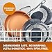 Gotham Steel 10 Piece Pots and Pans Set with Ultra Nonstick Diamond Surface, Includes Frying Pans, Stock Pots, Saucepans & More, Stay Cool Handles, Oven Metal Utensil & Dishwasher Safe, 100% PFOA Free