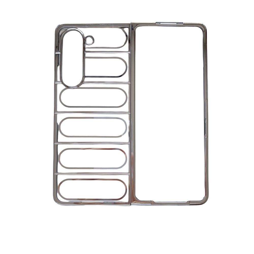 Coque de téléphone transparente galvanoplastie Galaxy Z Fold