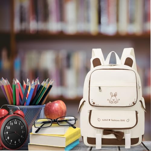 Image of Tinttot 30 Litre, Japanese Korean Style Capybara Niche College Students Light weight School bag Women's Travel Backpack