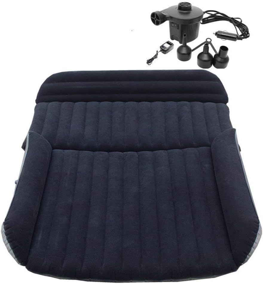 SUV Air Mattress, Thickened Car Bed Inflatable Home Air Mattress Portable Camping Outdoor Mattress, Flocking Surface, Fast Inflation (Mattress 1)